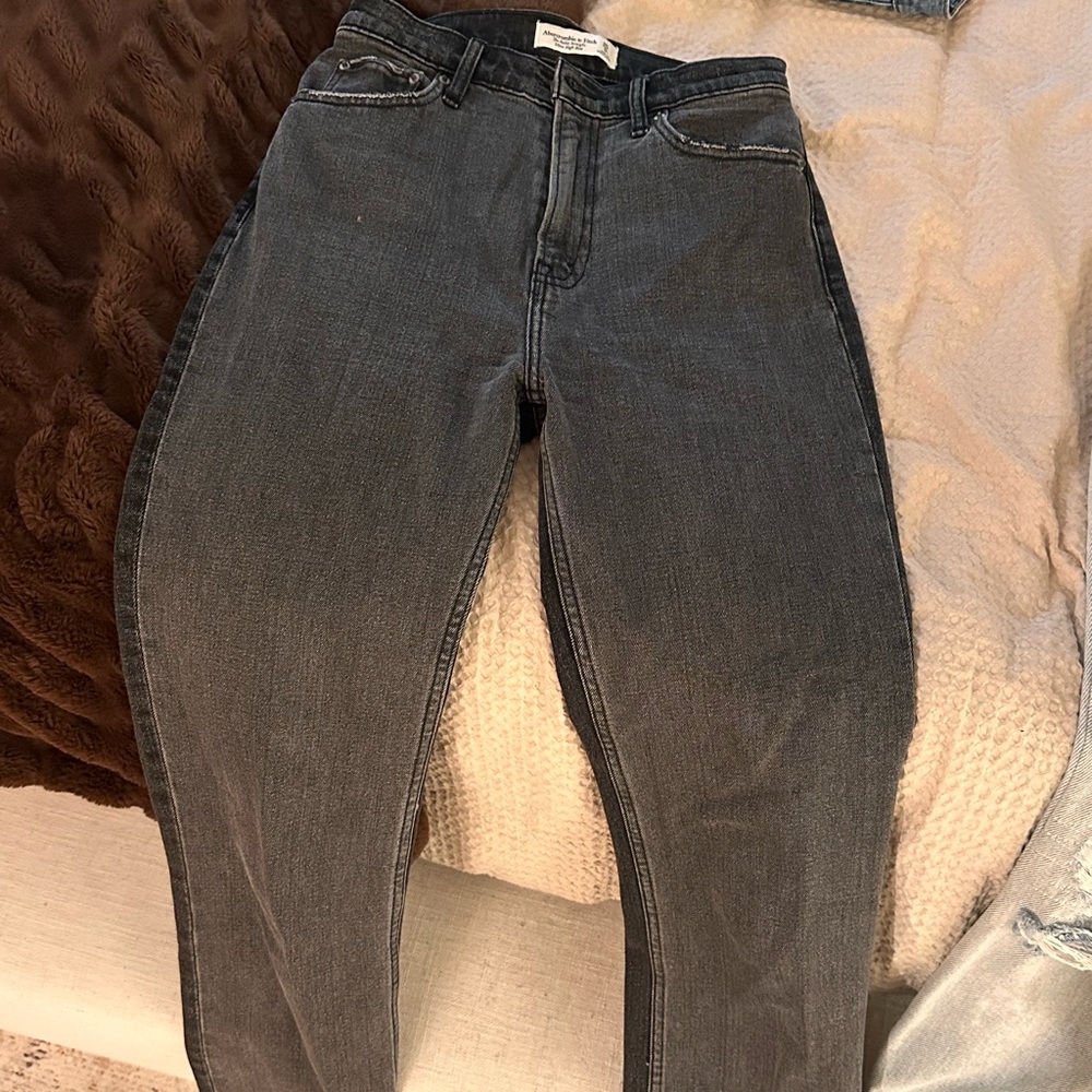 Abercrombie Grey/Black Denim Jeans